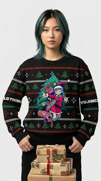 Merry Christmas Girl Ugly Sweatshirt