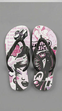 Drama Addict Flip-Flops CLOUDANIMESTUDIO