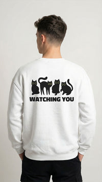 Watching You Cat Sweatshirt