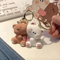Bestie Bears Magnetic Keychains CLOUDANIMESTUDIO