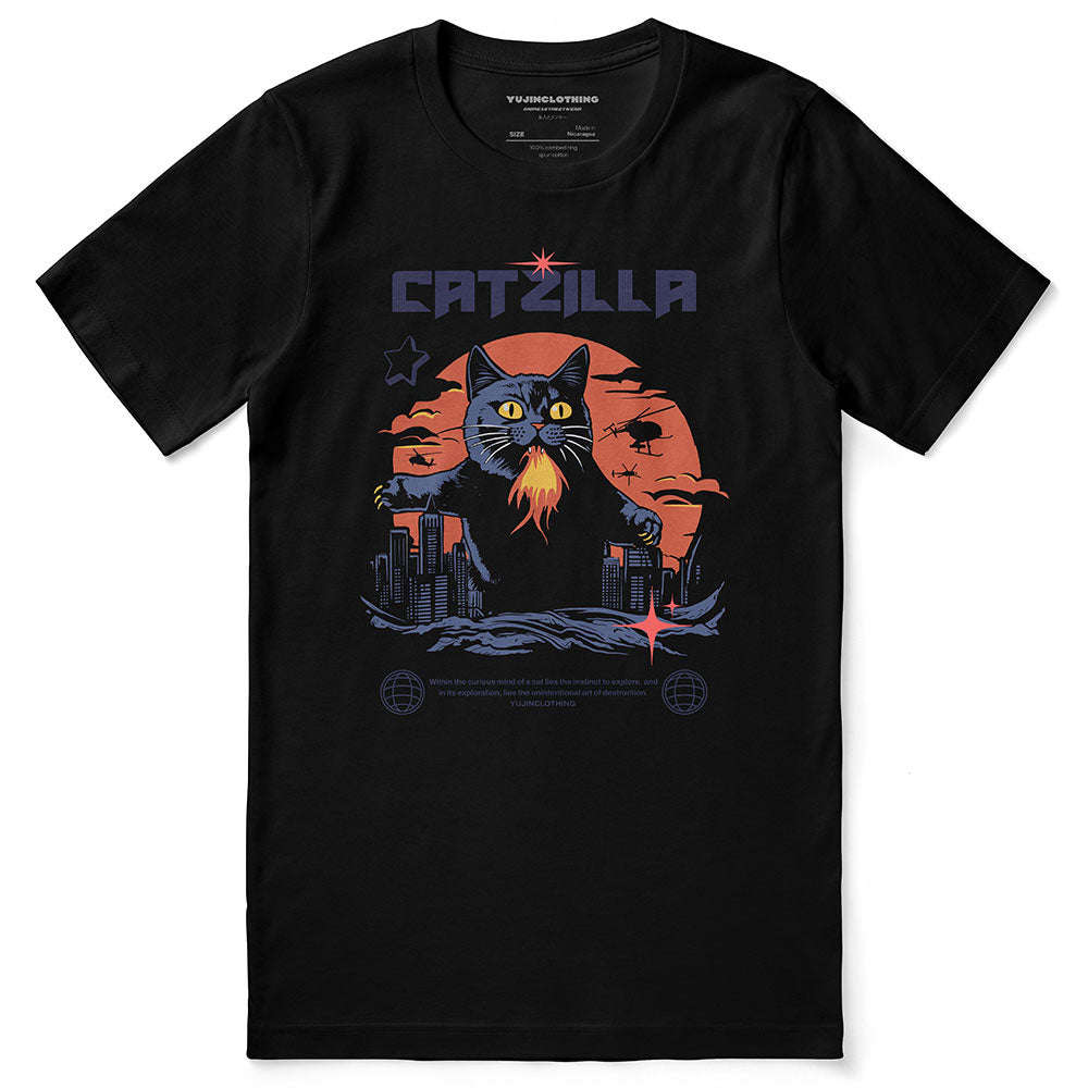 Catzilla Big Cat T-Shirt CLOUDANIMESTUDIO