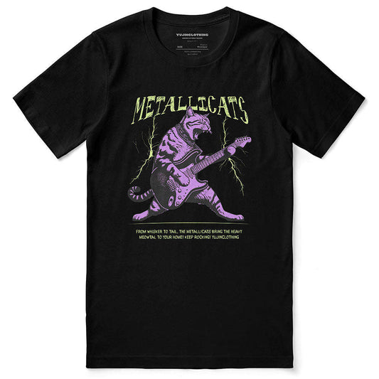 Metallicats Cat T-Shirt CLOUDANIMESTUDIO