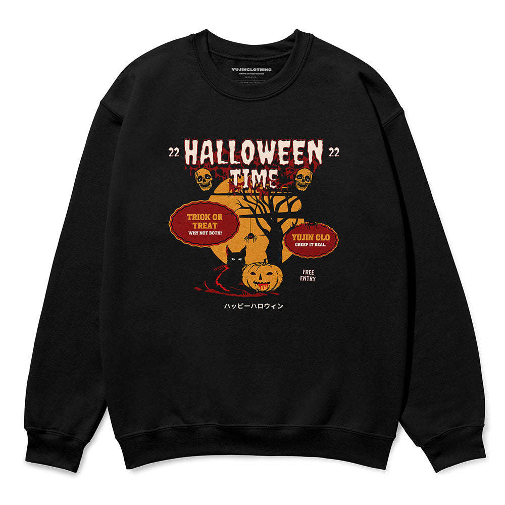 Halloween Time Sweatshirt CLOUDANIMESTUDIO
