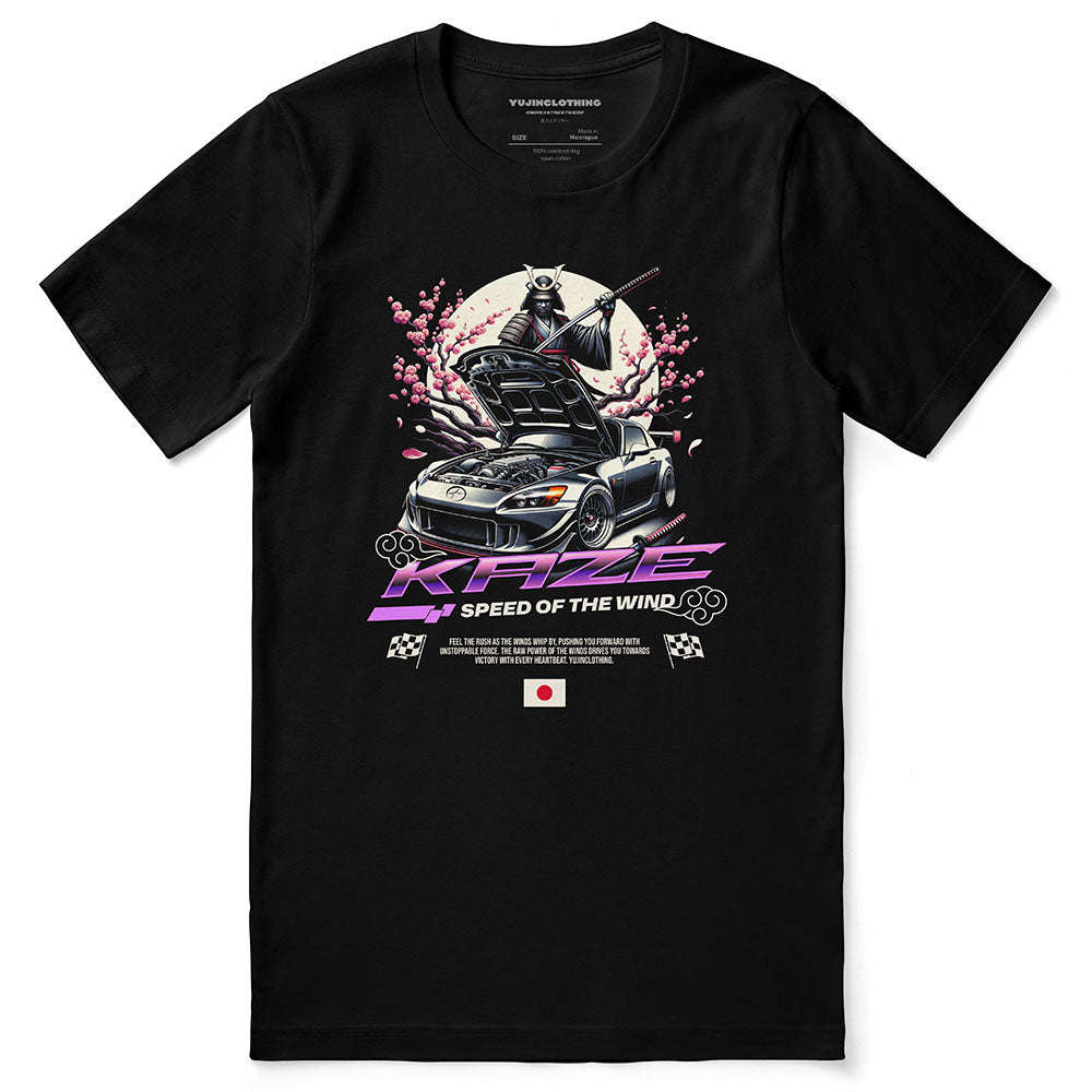 Samurai Sakura Car T-Shirt CLOUDANIMESTUDIO