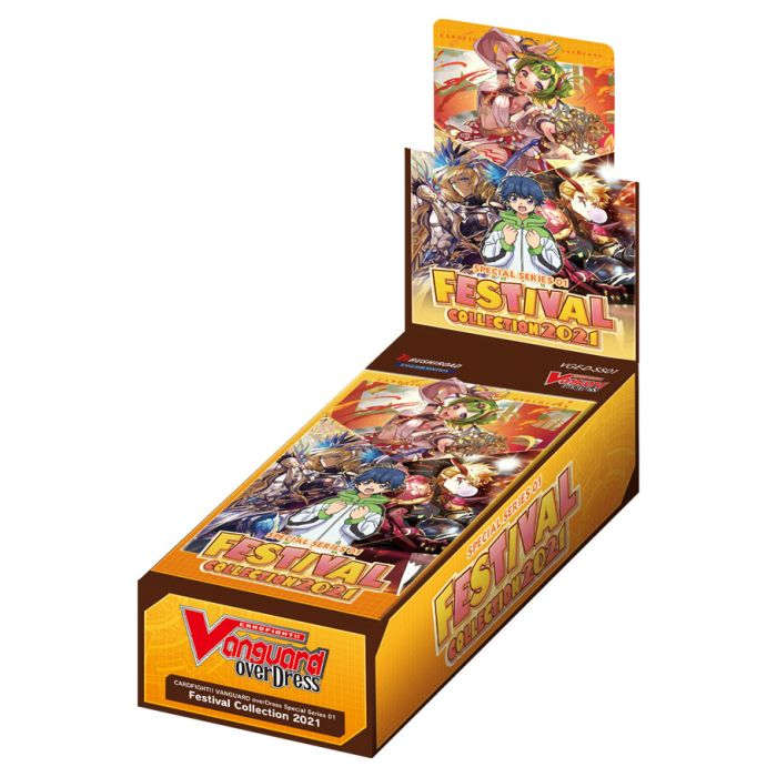 Cardfight Vanguard: overDress: Festival Collection 2021 Booster Display CLOUDANIMESTUDIO