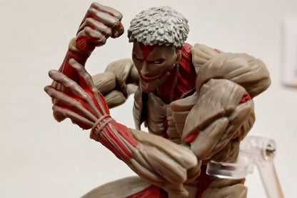 Armored Titan Anime Action Figure, Attack on Titan Anime Figurine Movable Joint Model Toys 17 CM