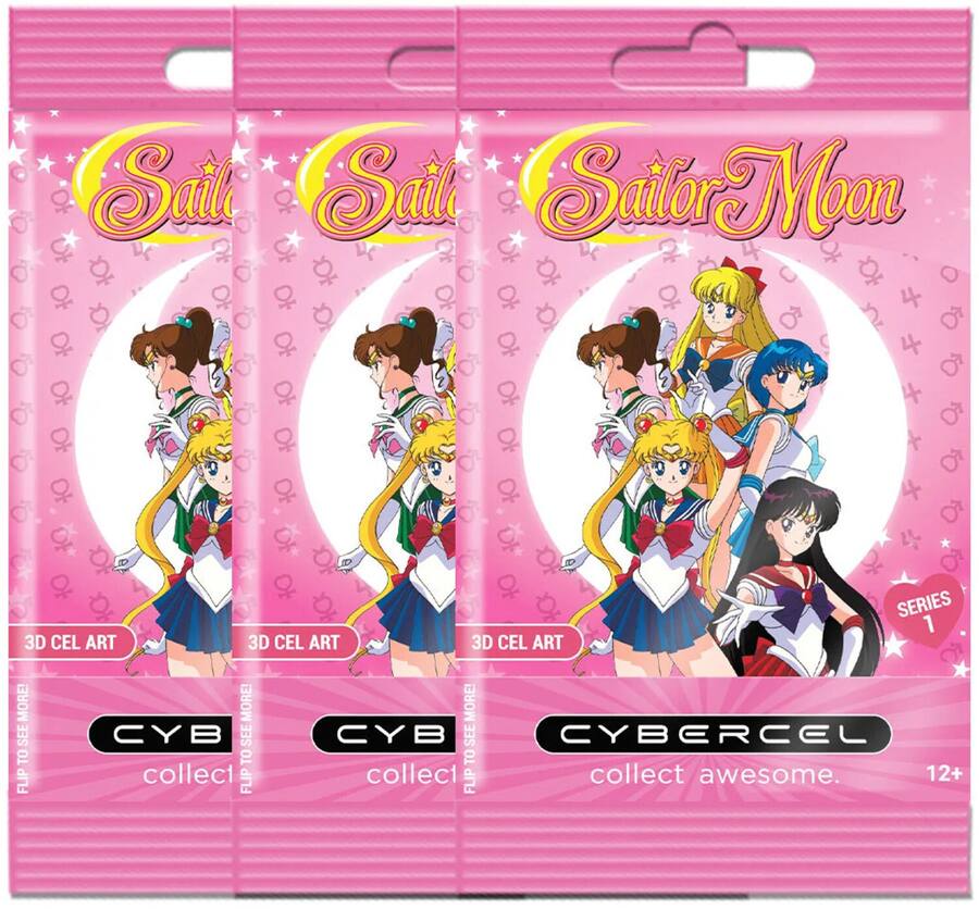CyberCel - Sailor Moon - Series 1 - Foil Bag 3 Card Pack CLOUDANIMESTUDIO