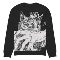 Sudden Bite Cat Knitted Sweatshirt CLOUDANIMESTUDIO