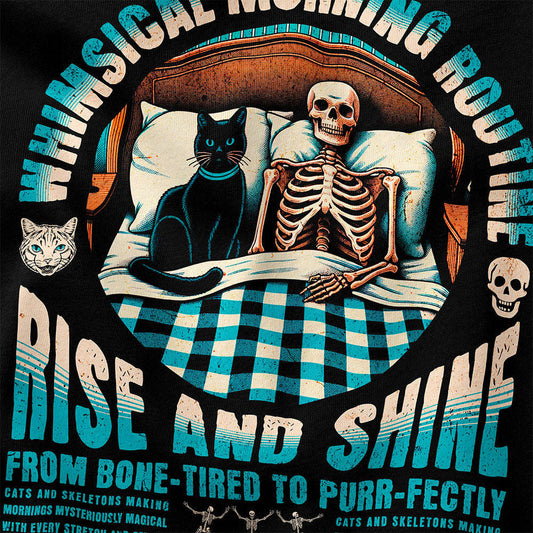 Good Morning Cat T-Shirt CLOUDANIMESTUDIO