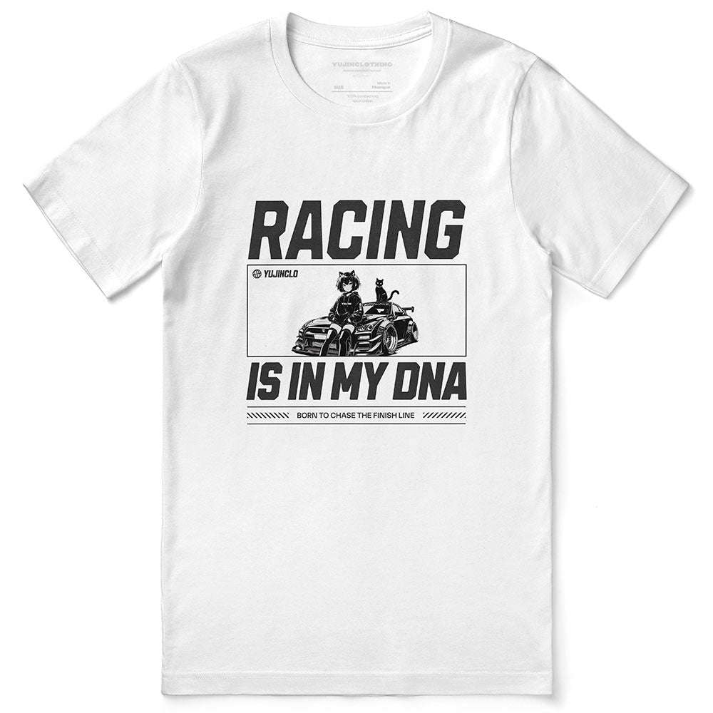 Racing Is In My DNA Car T-Shirt CLOUDANIMESTUDIO