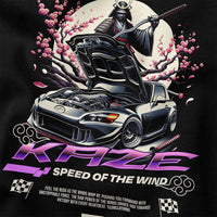 Samurai Sakura Car T-Shirt CLOUDANIMESTUDIO