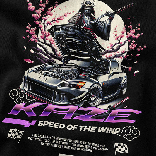 Samurai Sakura Car T-Shirt CLOUDANIMESTUDIO