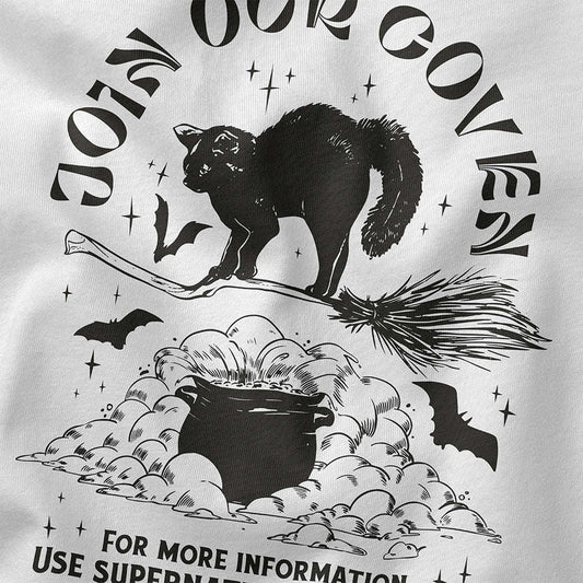 Join Our Coven Cat T-Shirt CLOUDANIMESTUDIO