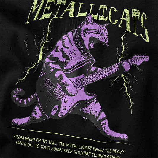 Metallicats Cat T-Shirt CLOUDANIMESTUDIO
