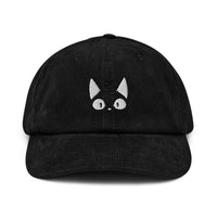 Amazed Cat Corduroy Hat CLOUDANIMESTUDIO