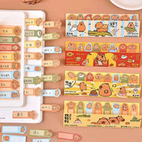 Capybara Bookmark Sticky Notes CLOUDANIMESTUDIO