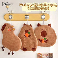 Cute Capybara Hand Towels CLOUDANIMESTUDIO