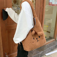 Plush Bear Tote Bag CLOUDANIMESTUDIO