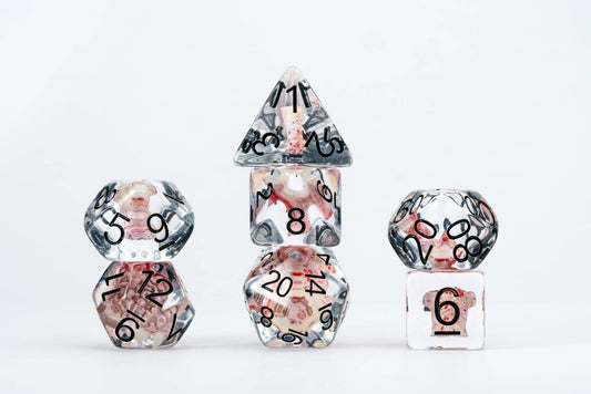 The Walking Dead Dismembered Zombie Resin Poly Dice Set CLOUDANIMESTUDIO