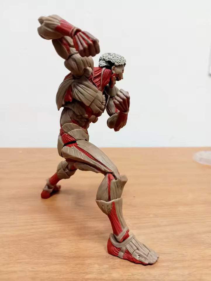 Armored Titan Anime Action Figure, Attack on Titan Anime Figurine Movable Joint Model Toys 17 CM