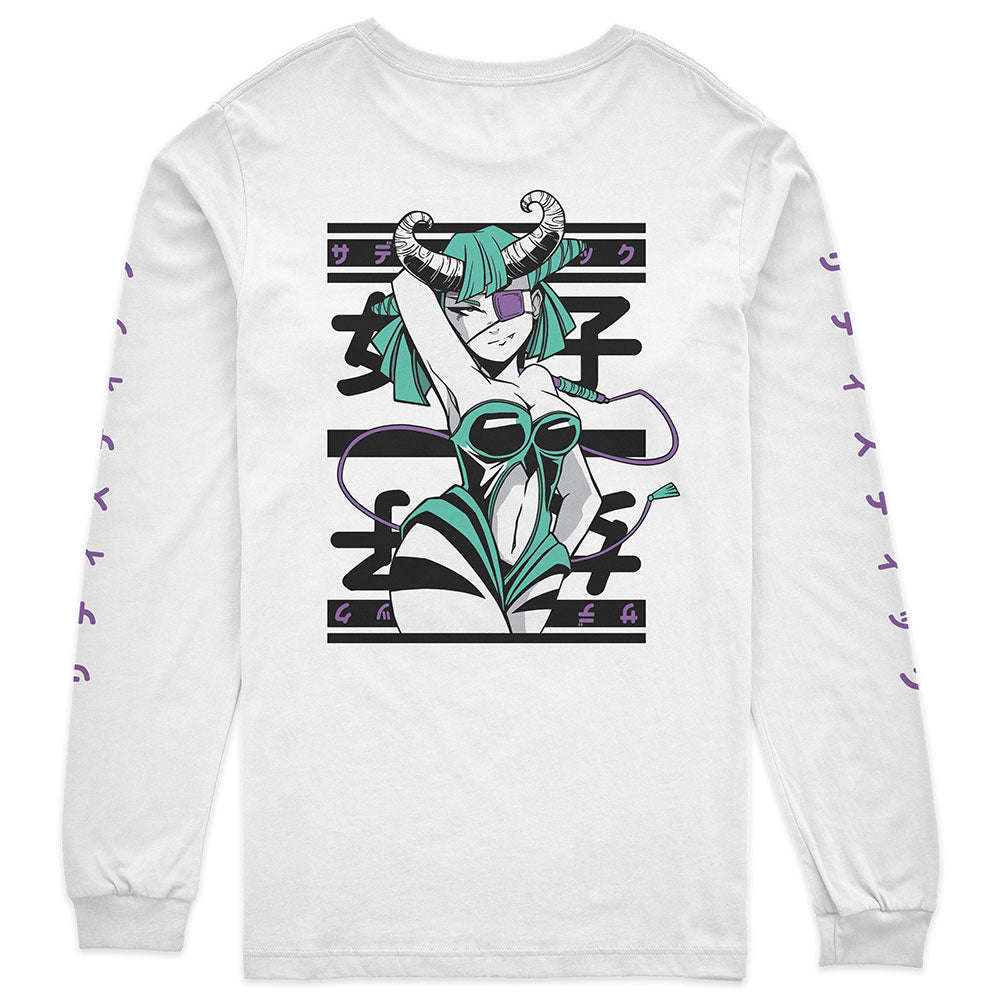 Sexy Demon Long Sleeve T-Shirt CLOUDANIMESTUDIO