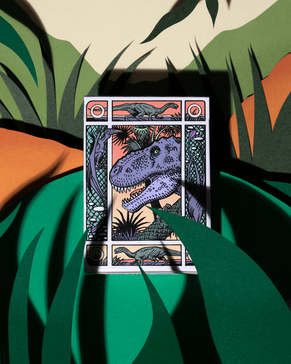 Dinosaur Playing Cards CLOUDANIMESTUDIO