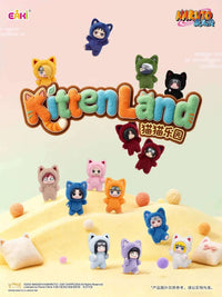 EAKI Naruto Shippuden Kitten Land Series Blind Box Plush Collection CLOUDANIMESTUDIO