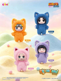 EAKI Naruto Shippuden Kitten Land Series Blind Box Plush Collection CLOUDANIMESTUDIO