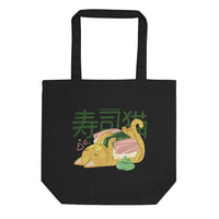Cute Sushi Cat Eco Tote Bag CLOUDANIMESTUDIO