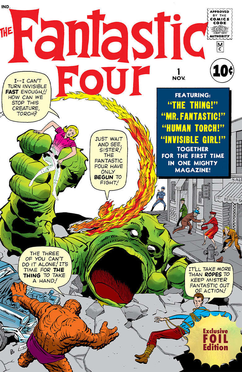 [FOIL] Fantastic Four #1 Facsimile Edition Foil Variant [New Printing] Cb  (01/08/2025) CLOUDANIMESTUDIO