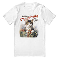 Meow Christmas T-Shirt CLOUDANIMESTUDIO