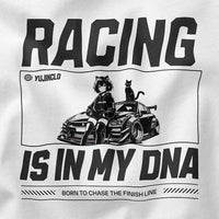 Racing Is In My DNA Car T-Shirt CLOUDANIMESTUDIO