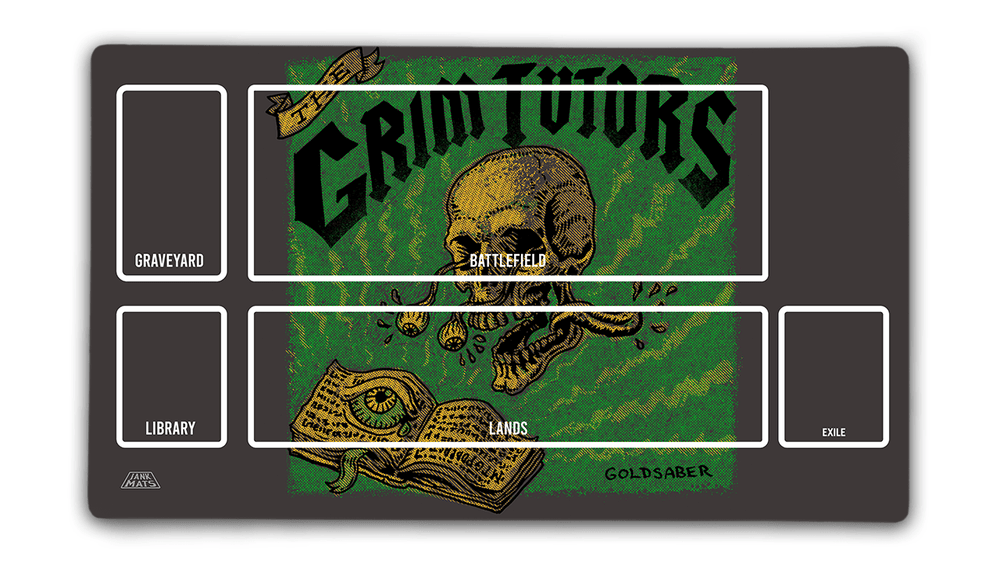 Grim Tutors Learn to Play MTG Playmat CLOUDANIMESTUDIO