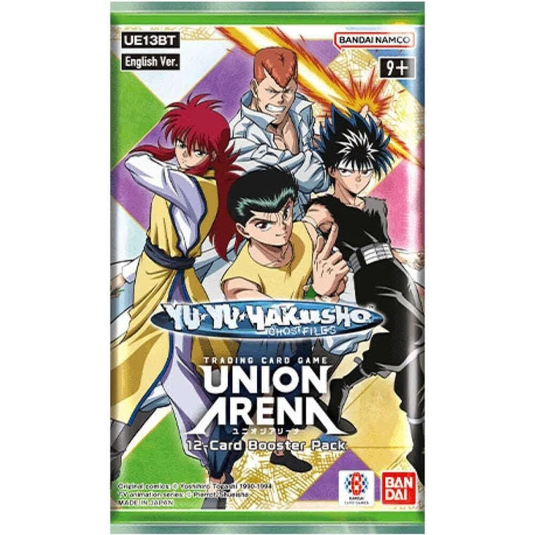 Union Arena Yu Yu Hakusho Ghost Files UE13BT Booster Pack - Bandai TCG CLOUDANIMESTUDIO