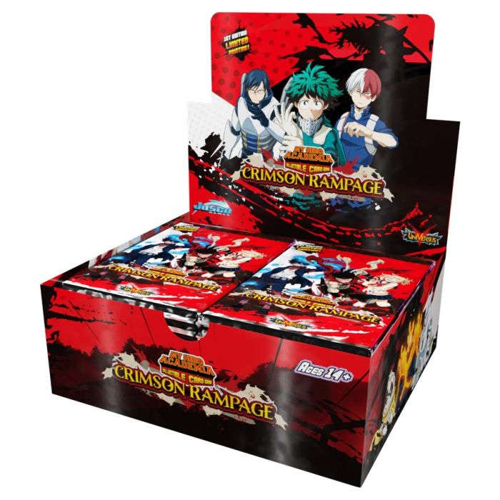 My Hero Academia CCG: Crimson Rampage: Series 2 Booster Display CLOUDANIMESTUDIO