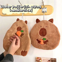 Cute Capybara Hand Towels CLOUDANIMESTUDIO