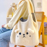 Plush Bear Tote Bag CLOUDANIMESTUDIO