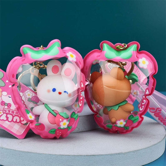 Strawberry Doll Keychain CLOUDANIMESTUDIO