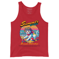 Summer Adventure Cat Tank Top