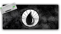 Mono Blue BW Gaming Mat