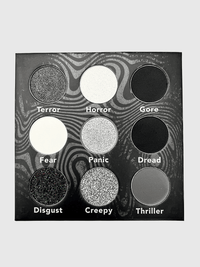 Japanese Horror Palette, Manga Inspired Makeup Palette With 3 Shimmers 4 Mattes 2 Glitters CLOUDANIMESTUDIO