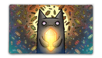 Nox Mortua Yellow Treasure Playmat CLOUDANIMESTUDIO