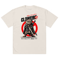 Clawfire Oversized Faded Cat T-Shirt CLOUDANIMESTUDIO