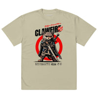 Clawfire Oversized Faded Cat T-Shirt CLOUDANIMESTUDIO