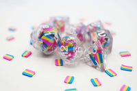 Foam Brain Games Pride Flag RPG Dice Set CLOUDANIMESTUDIO