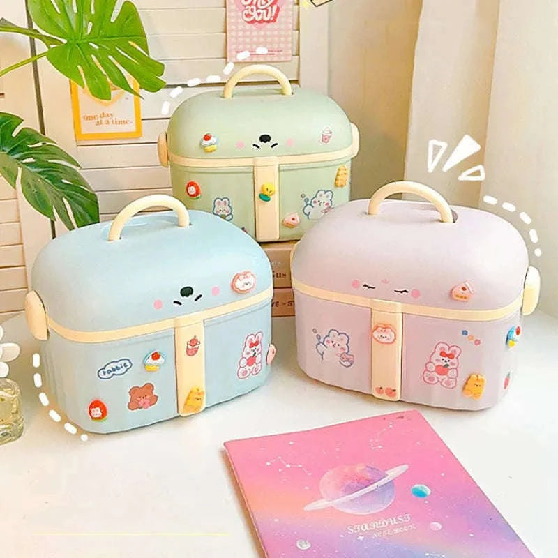 Pastel Hair Accessory Organizer Boxes CLOUDANIMESTUDIO