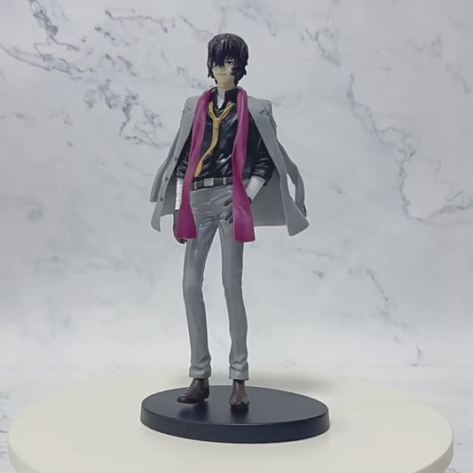 Dazai Osamu Action Figure, Anime BUNGO STRAY DOGS Figurines PVC Statue 23 cm