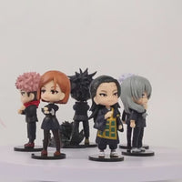 6 Pcs Set Jujutsu Kaisen Figurines, Gojo Yuji Megumi Nobara Mahito Geto Figures