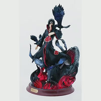 Itachi Uchiha Naruto Figure, Itachi Tsukuyomi Crows Akatsuki Black Flames Amaterasu Figurines