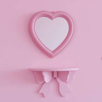 Pink Heart Mirror CLOUDANIMESTUDIO